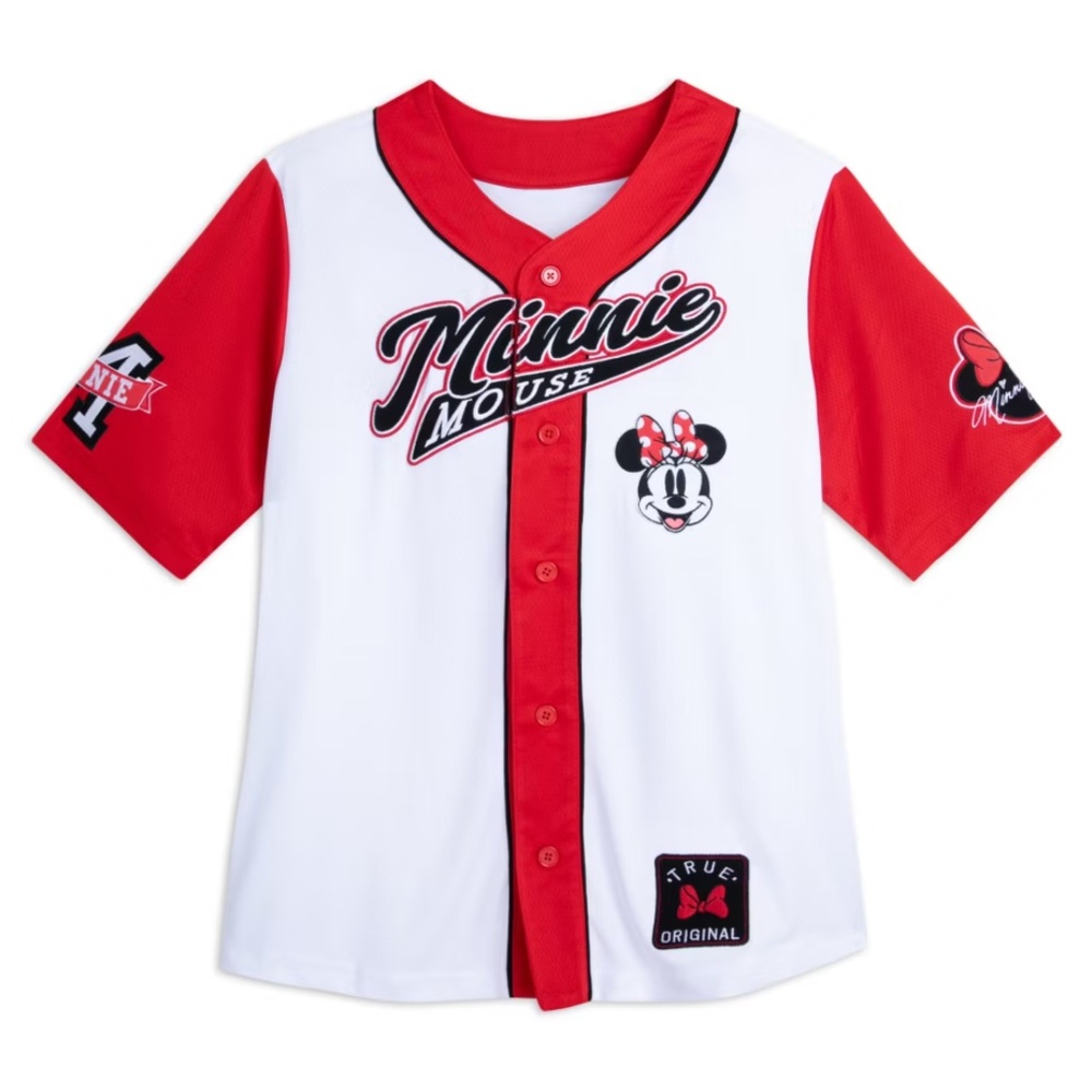 2025 Disney Parks Minnie Mouse Baseball Jersey #28 Adult Size - NEW